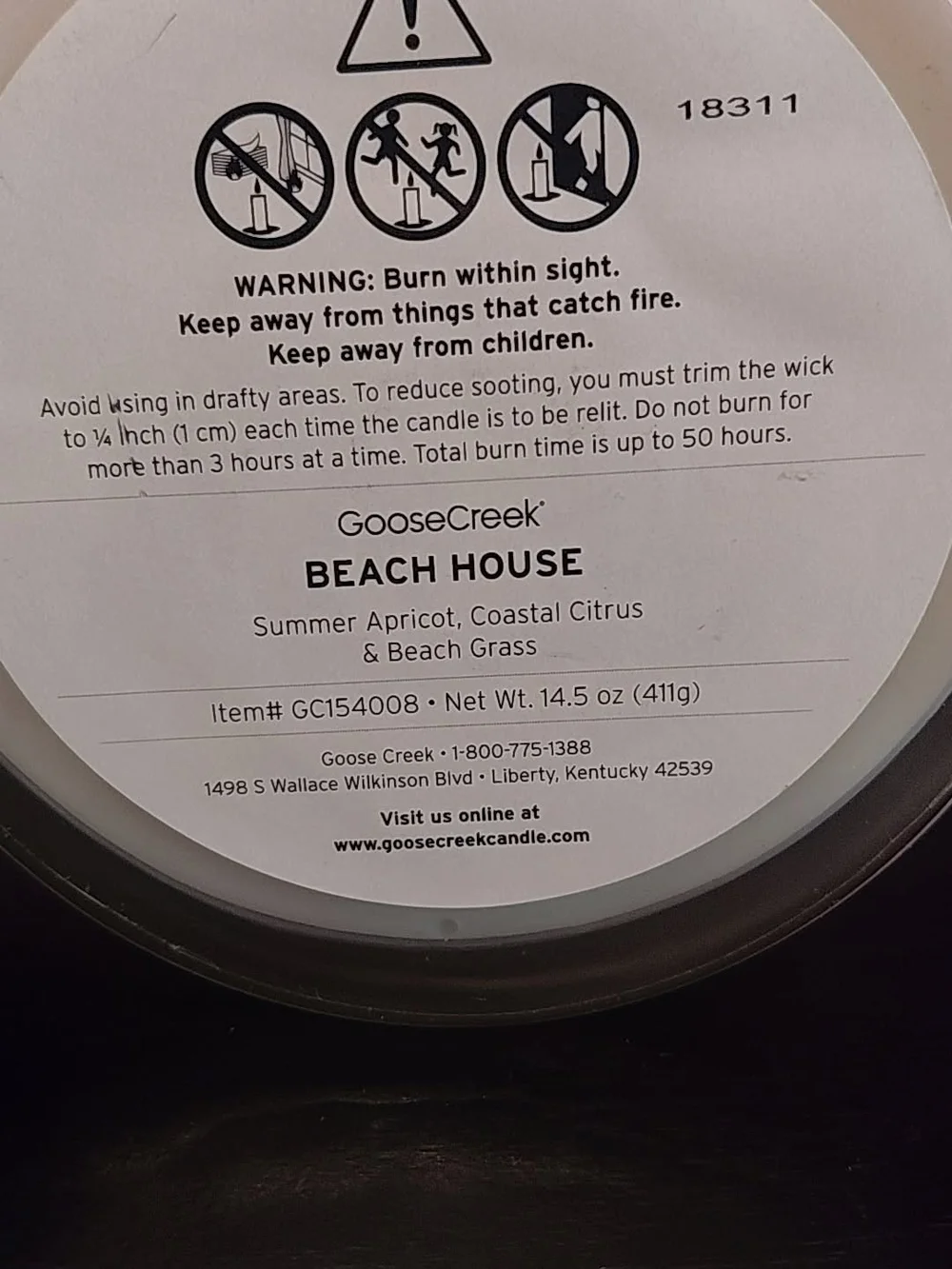 Goose Creek Beach House Scented Candle
